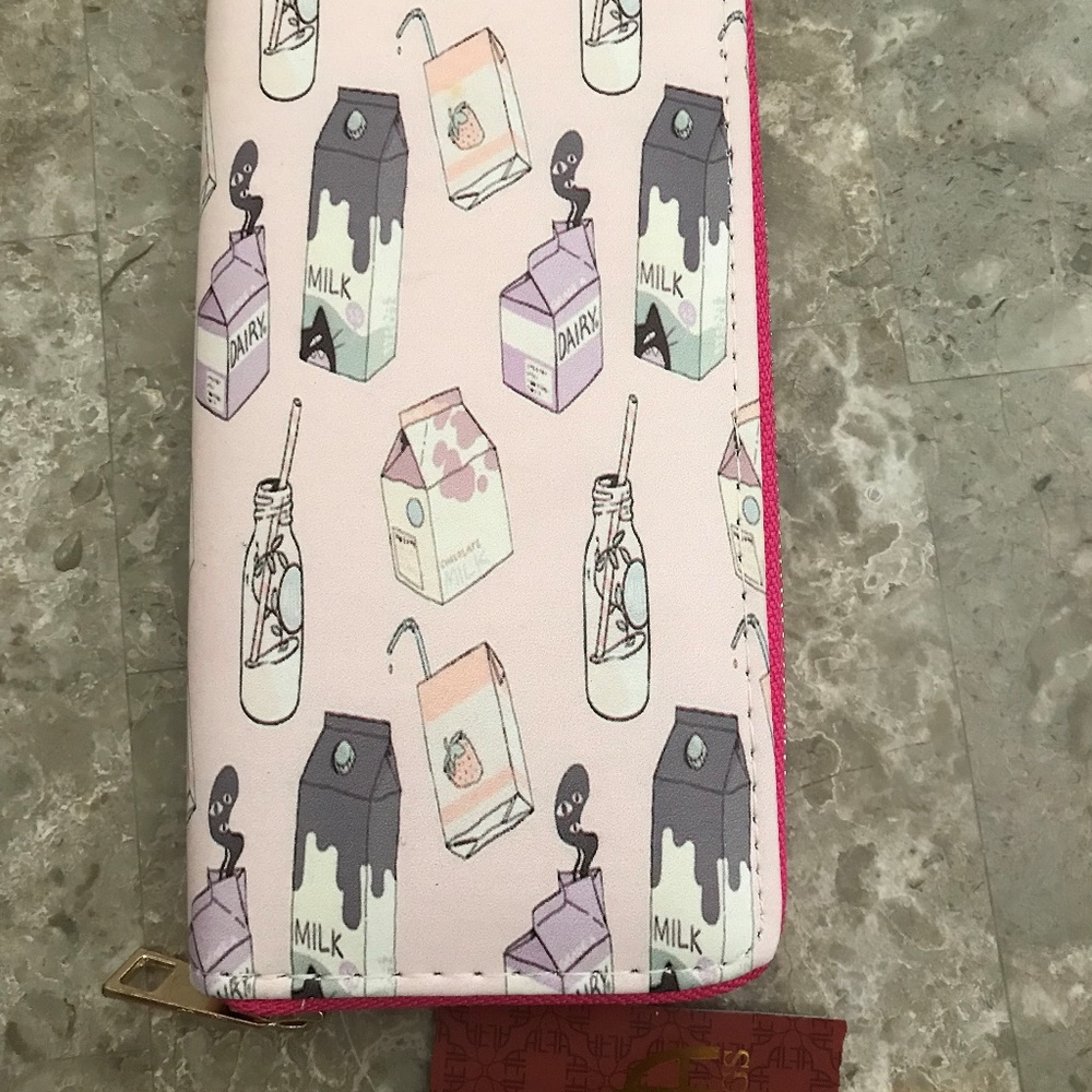 Kawaii Milk Carton Wallet